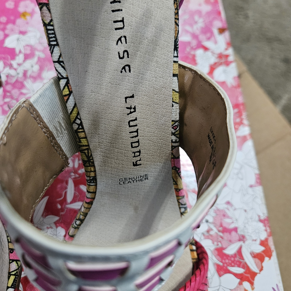 Chinese Laundry White Heels Elegant Design